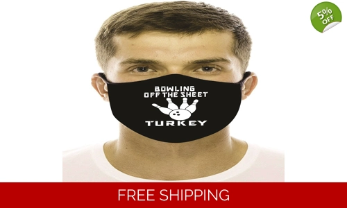 Bowling Face Masks Cotton Washable Social Distancing